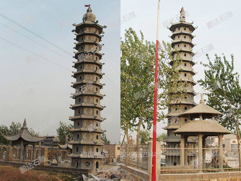 石雕灯塔