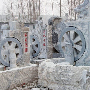 石雕喷泉