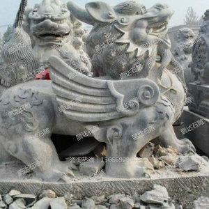 石雕动物