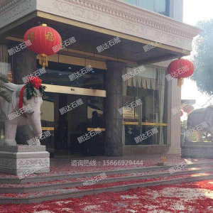 石雕大象安装案例